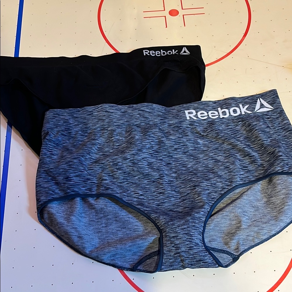 Reebok Black and Gray Athletic Shorts